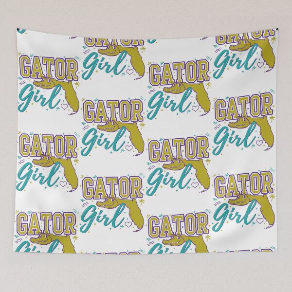 Item preview, Gator Girl Florida Map Cartoon Alligator design for Women designed and sold by LuxeGraphix.