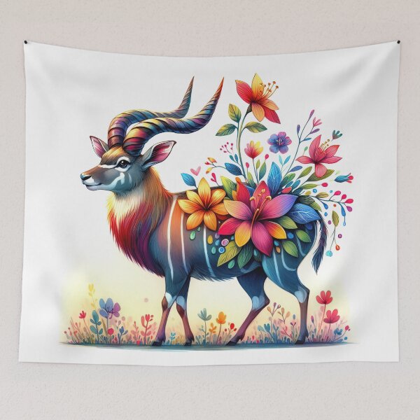Item preview, "Hornbloom Sentinel of the Chromatic Wilds" designed and sold by bloorose.