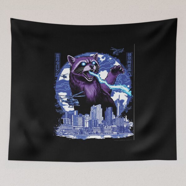 Item preview, Giant Raccoon Kaiju designed and sold by El Hermano Gym.