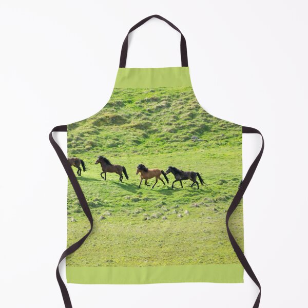 Item preview, Icelandic Horses Trotting Across the Field designed and sold by Debra Martz.