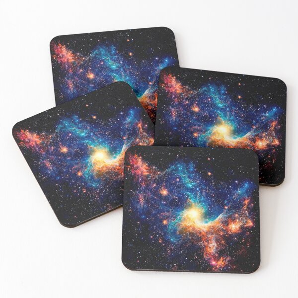Item preview, Vibrant Cosmic Dance: Interacting Galaxies & Nebulae designed and sold by LanaGustavsson.
