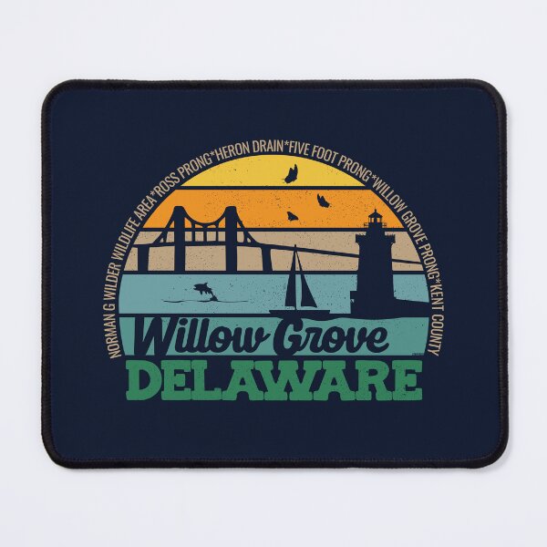 Item preview, Willow Grove Delaware Retro Sunset Local Pride Logo  designed and sold by CRHPOD20.