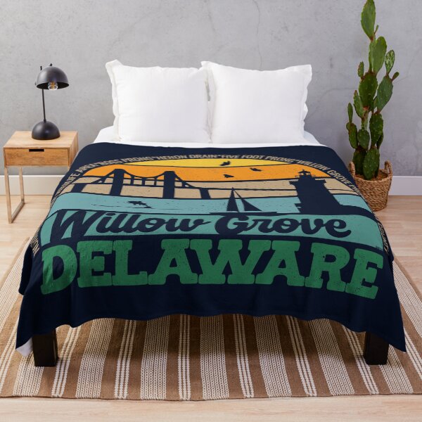 Item preview, Willow Grove Delaware Retro Sunset Local Pride Logo  designed and sold by CRHPOD20.