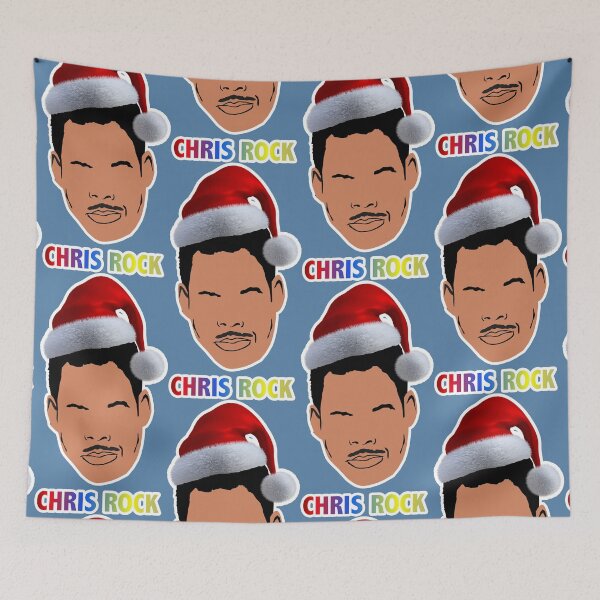 Item preview, Chris Rock Merry Christmas illustration designed and sold by ZooStateofMind.