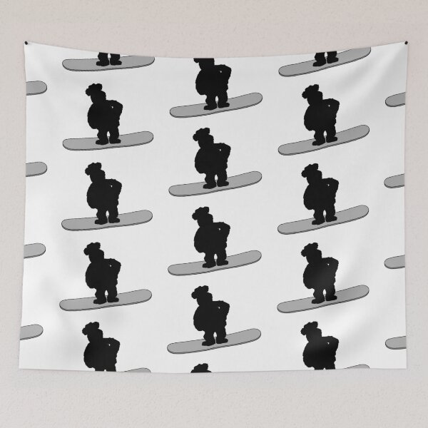 Item preview, Fozzie Bear On A Snowboard designed and sold by Animals-by-JB.
