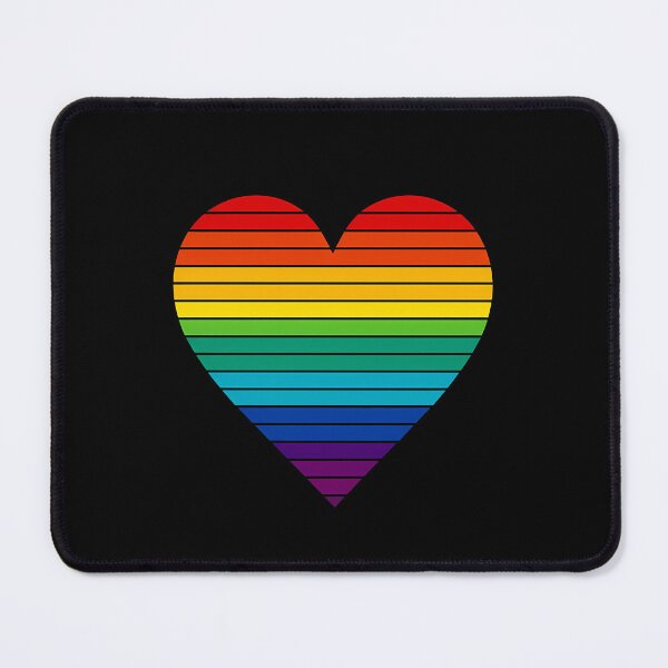 Item preview, Multi-Striped Rainbow Heart — 24 Division Pride Heart Design designed and sold by DreamiCanvas.