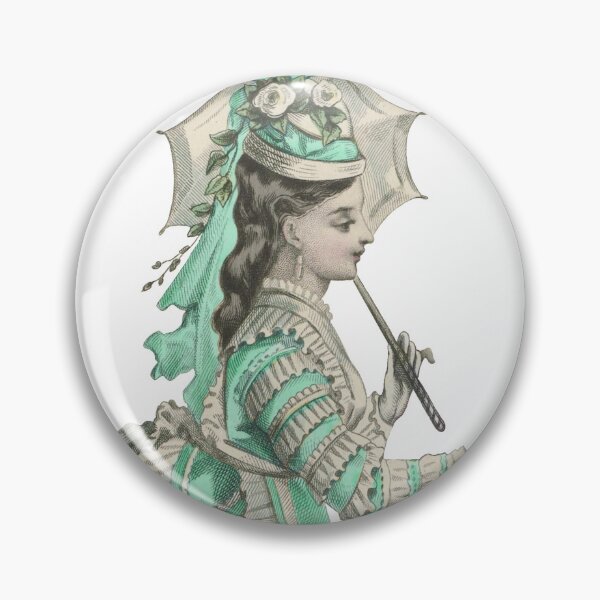 Item preview, 1872 Promenading Lady designed and sold by Victoriana Brooke.