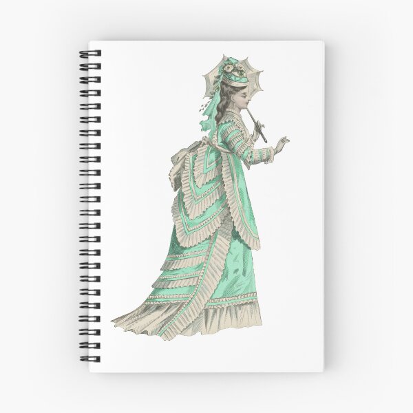 Item preview, 1872 Promenading Lady designed and sold by Victoriana Brooke.