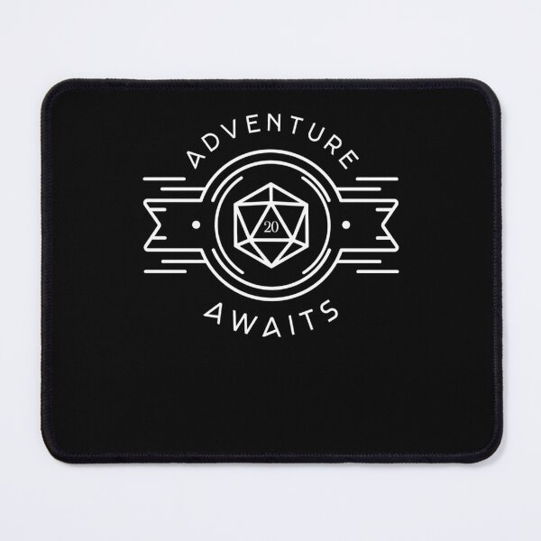 Item preview, Adventure Awaits Polyhedral D20 Dice Tabletop RPG Addict  	 designed and sold by fuannxmhiab69.