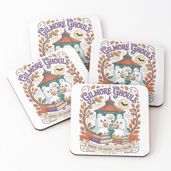 Item preview, Gilmore Ghouls Where You Haunt I Will Follow Halloween Coffee Ghosts designed and sold by LuxeGraphix.