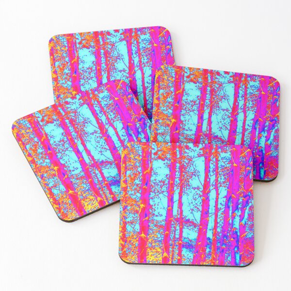 Item preview, Abstract Funky Poplar Trees Photo at Bird Sanctuary designed and sold by DianeBP.