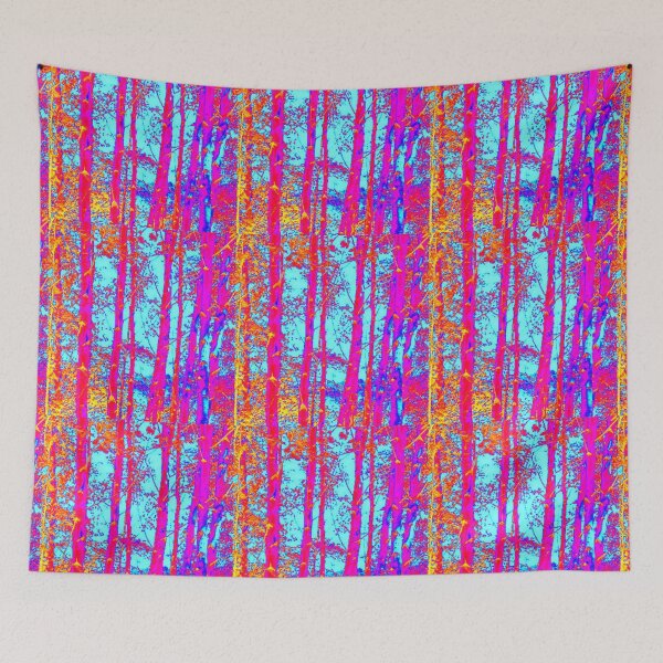 Item preview, Abstract Funky Poplar Trees Photo at Bird Sanctuary designed and sold by DianeBP.