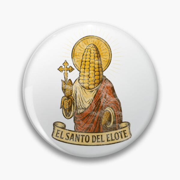 Item preview, El Santo del Elote vintage retro style  designed and sold by Chrischavers.