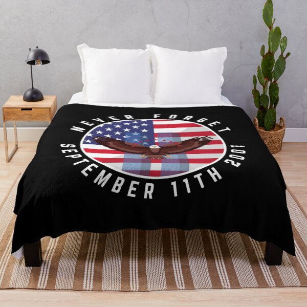 Item preview, 911 Memorial Never Forget American Flag Eagle designed and sold by xpbmqsbn45.