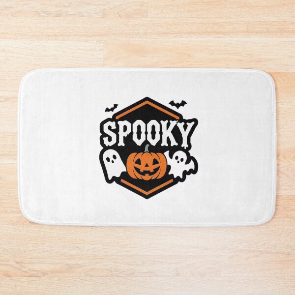 Item preview, Spooky Halloween Logo – Pumpkin, Ghost & Bat Design designed and sold by MichelleAlline.
