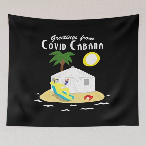 Aperçu de l'œuvre Covid Cabana Classique créée et vendue par xycjqagfea75.