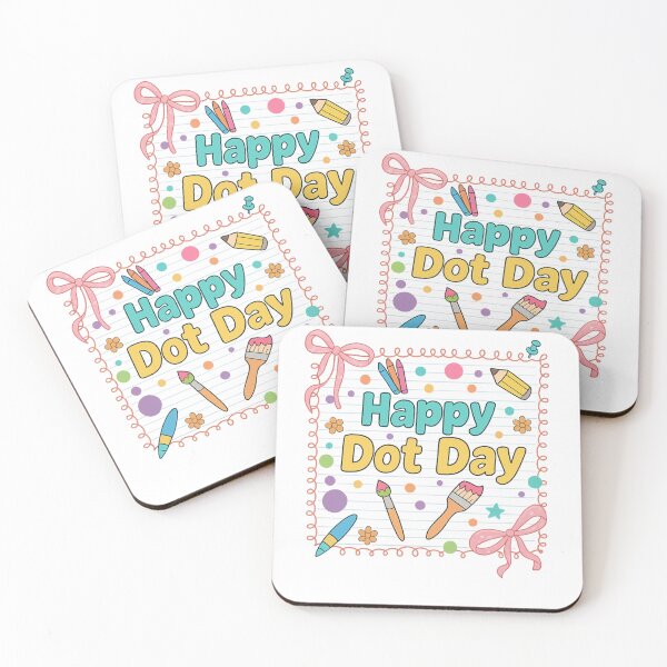 Item preview, Happy Dot Day Cute Bow Coquette girl for Teachers and Students designed and sold by LuxeGraphix.