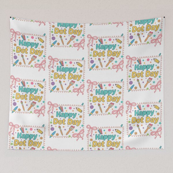 Item preview, Happy Dot Day Cute Bow Coquette girl for Teachers and Students designed and sold by LuxeGraphix.