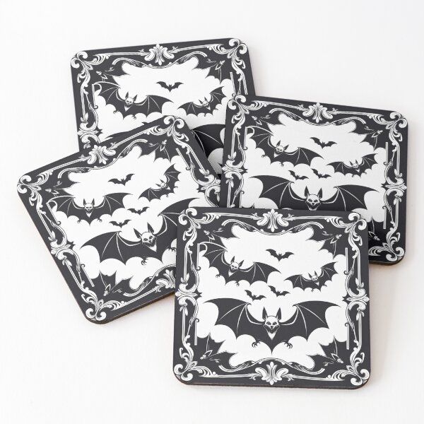 Item preview,  Gothic Bat Border – Spooky Halloween Frame Design designed and sold by MichelleAlline.