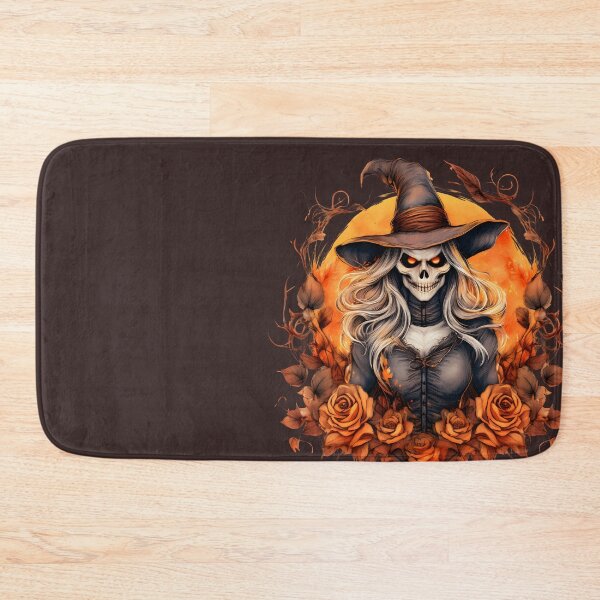 Item preview, Haunted & Beautiful Witch | Gothic Skull Woman with Roses | Spooky Halloween Art designed and sold by Hnd-Design.