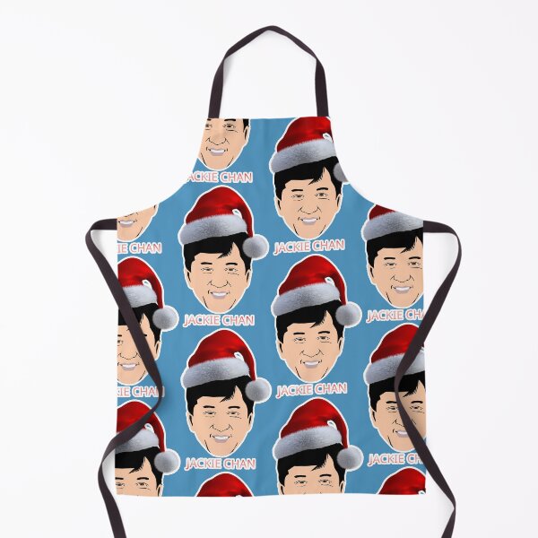 Item preview, Merry Christmas Jackie Chan illustration designed and sold by ZooStateofMind.
