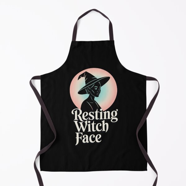 Item preview, Resting Witch Face – Stylish Witch Halloween designed and sold by Brand Uno Studio.