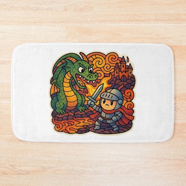 Item preview, Doodle-Art-005-Little-Warrior-Fight-The-Dragon : By WachiraX designed and sold by WachiraX.
