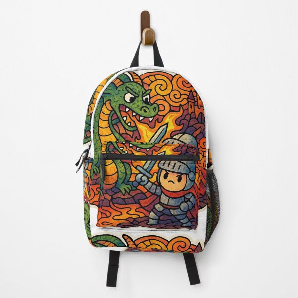 Item preview, Doodle-Art-005-Little-Warrior-Fight-The-Dragon : By WachiraX designed and sold by WachiraX.