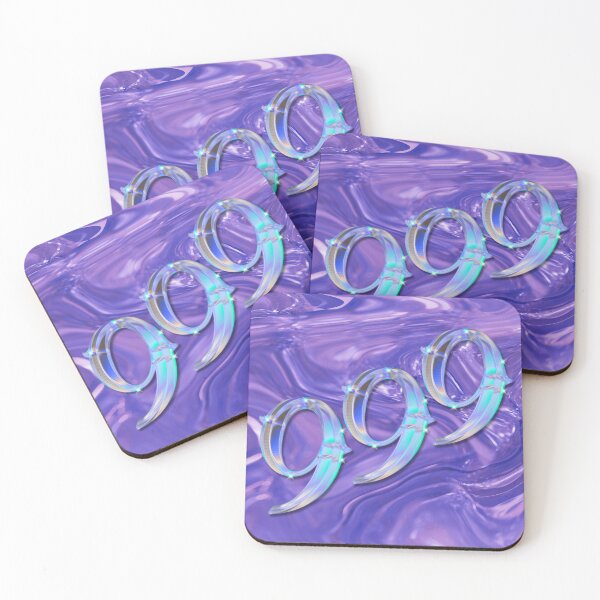 Item preview, 999 Y2K Chrome Angel Numbers designed and sold by Spooks Looks.