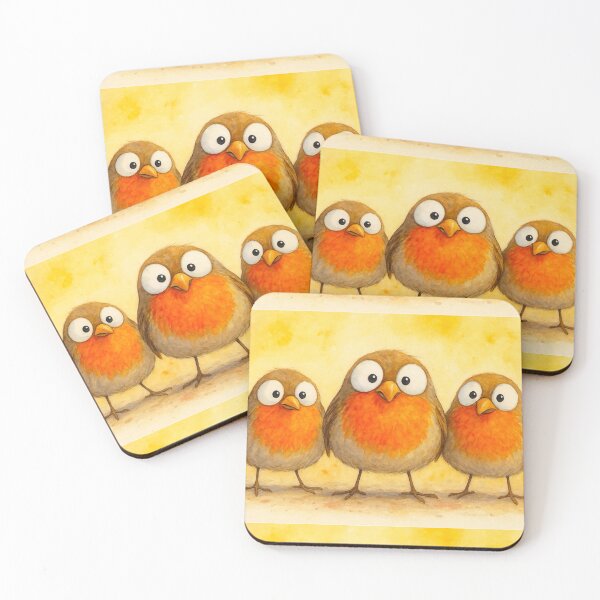 Item preview, Gorgeous Robins ' RoBiNS RoCK! ' BY SHiRLeY MacARTHuR designed and sold by Shirley MacArthur Art.