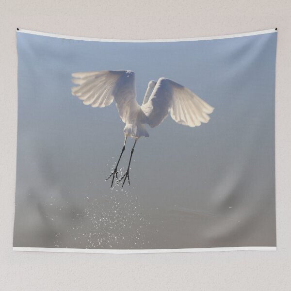 Item preview,  Great White Egret Taking Off designed and sold by simonjayphotos.