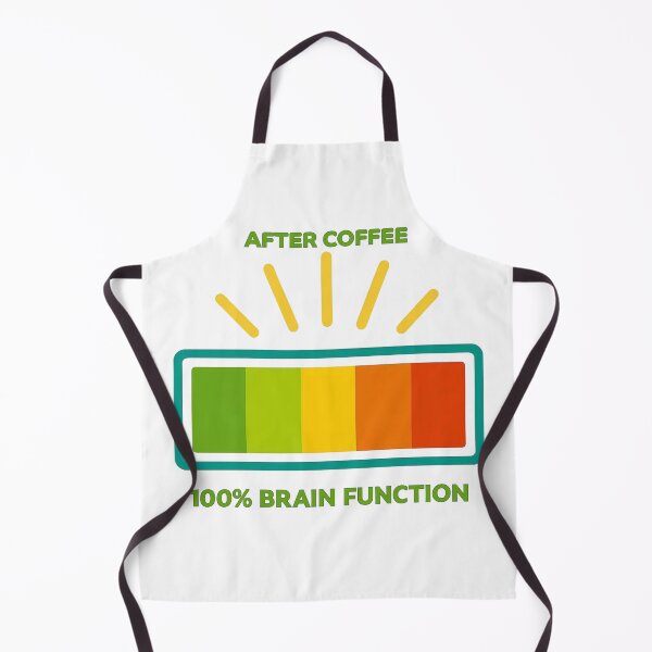 Item preview, After Coffee 100% Brain Function Funny Graphic Design designed and sold by The Digital Compass.