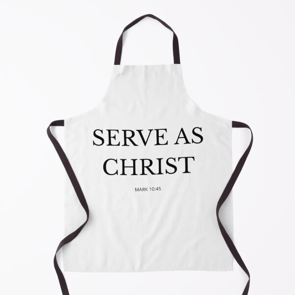 Item preview, SERVE AS CHRIST – Christian Minimalist Design designed and sold by Illustrated Faith.