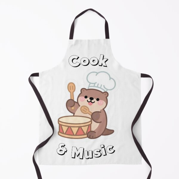 Aperçu de l'œuvre Loutre mignonne, cuisinière et musicienne créée et vendue par toni-aguilar22.