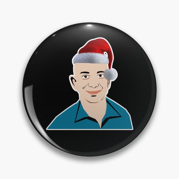 Item preview, Jeff Bezos Merry Christmas illustration designed and sold by ZooStateofMind.