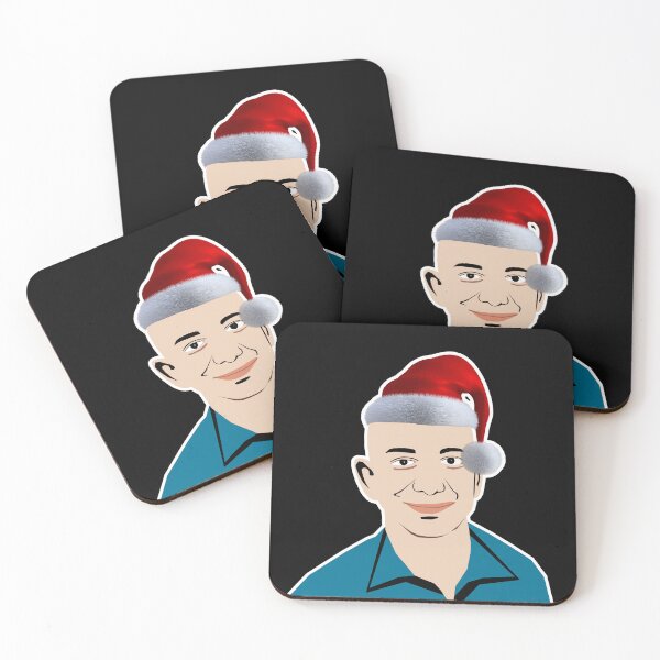 Item preview, Jeff Bezos Merry Christmas illustration designed and sold by ZooStateofMind.