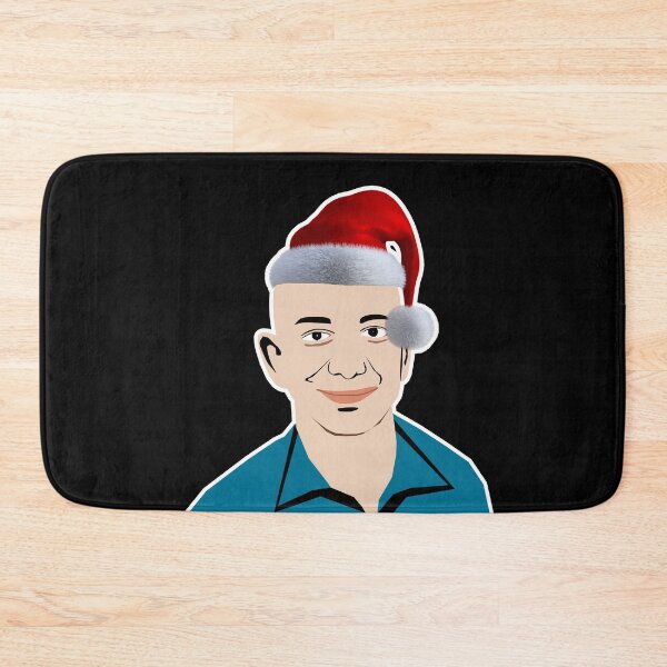 Item preview, Jeff Bezos Merry Christmas illustration designed and sold by ZooStateofMind.