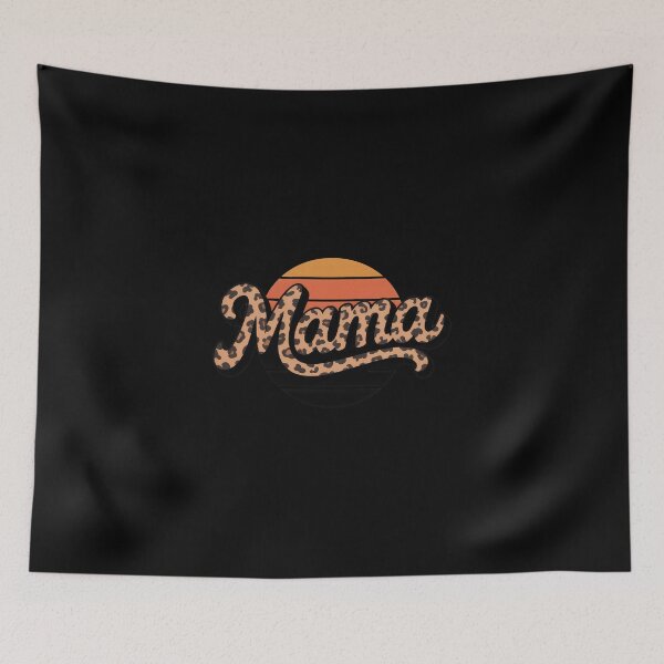 Item preview, Mama Leopard Print – Vintage Sunset Retro designed and sold by Enea Kelo.