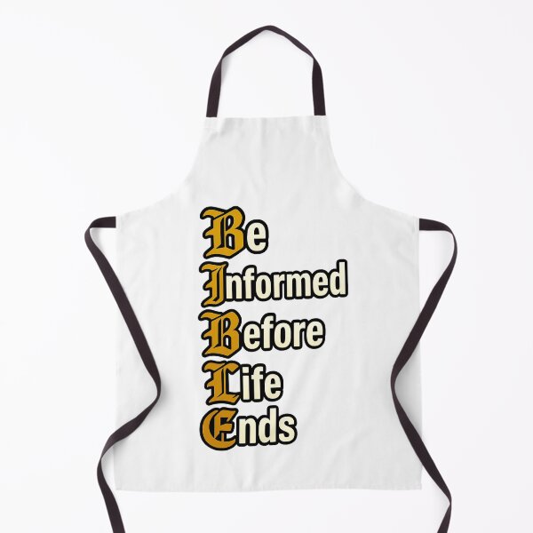 Item preview, BIBLE Acronym – Be Informed Before Life Ends Christian Design designed and sold by RogueSymmetry.