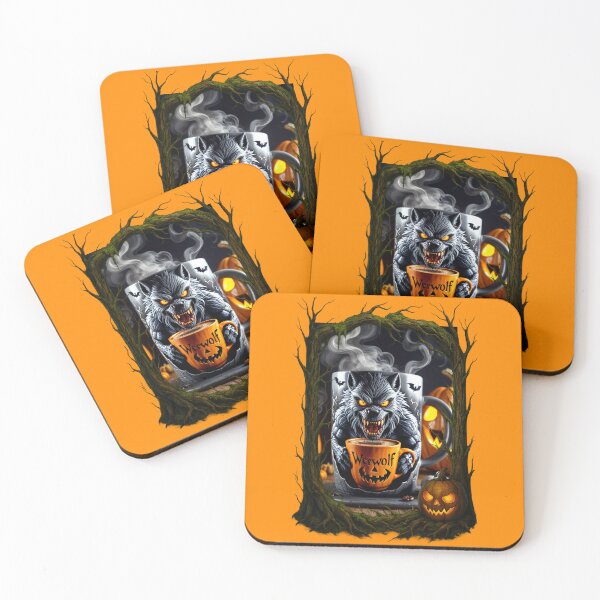 Item preview, The Werewolf's Brew: Haunted Forest Coffee Mug designed and sold by CamillaCreation.