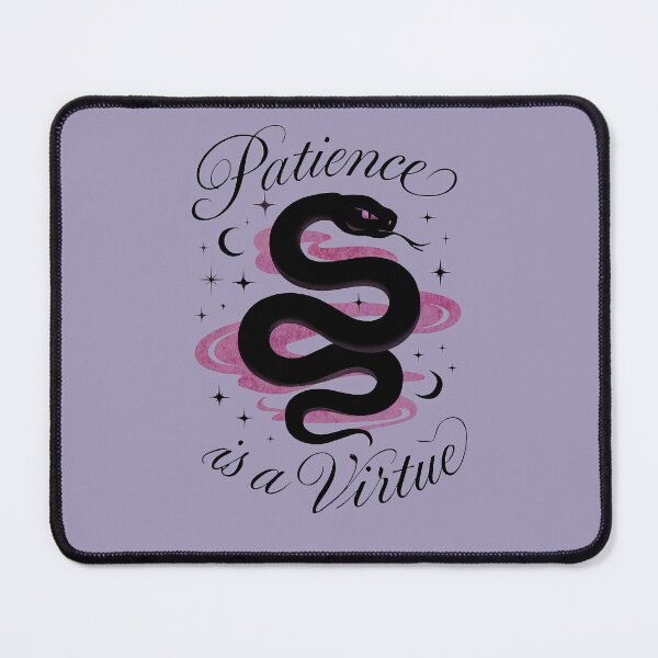 Item preview, PATIENCE IS A VIRTUE - PATIENT BLACK SNAKE WAITING TO STRIKE designed and sold by Big Bang Canvas.