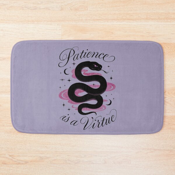 Item preview, PATIENCE IS A VIRTUE - PATIENT BLACK SNAKE WAITING TO STRIKE designed and sold by Big Bang Canvas.