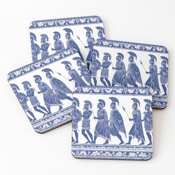 Item preview, Ancient Greek-Inspired Motif with Mythological Figures and Meander Border designed and sold by daila70.
