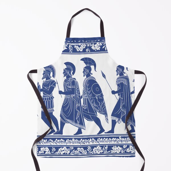 Item preview, Ancient Greek-Inspired Motif with Mythological Figures and Meander Border designed and sold by daila70.