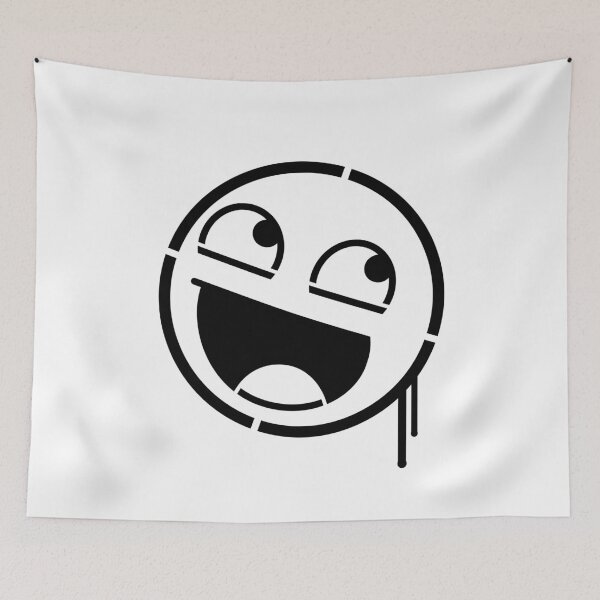 Item preview, Awesome Smiley Stencil designed and sold by hard2wear.