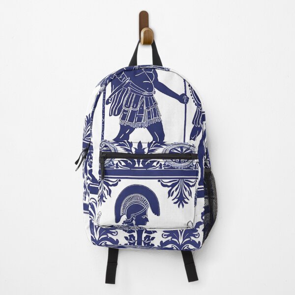 Item preview, Mythological Greek Decorative Design in Cobalt Blue and White designed and sold by daila70.