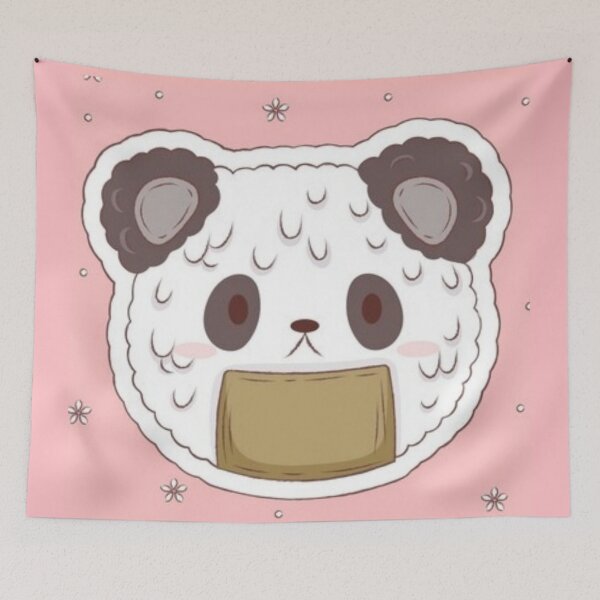 Item preview, Panda Onigiri  designed and sold by kawaiistudio.