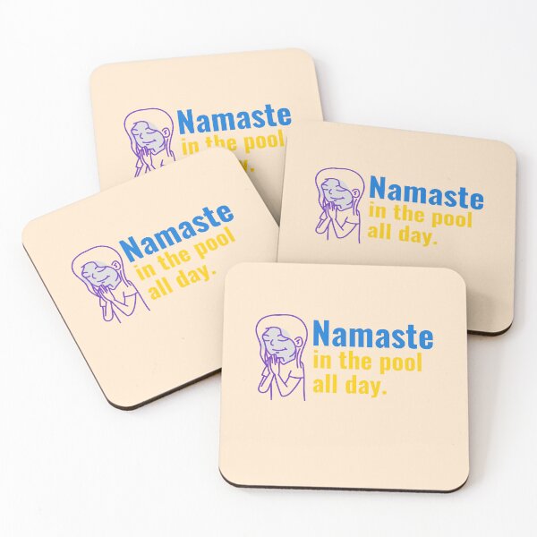 Item preview, Namaste in the pool all day - Water Yoga designed and sold by TaurusC95.