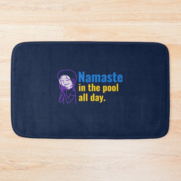 Item preview, Namaste in the pool all day - Water Yoga designed and sold by TaurusC95.