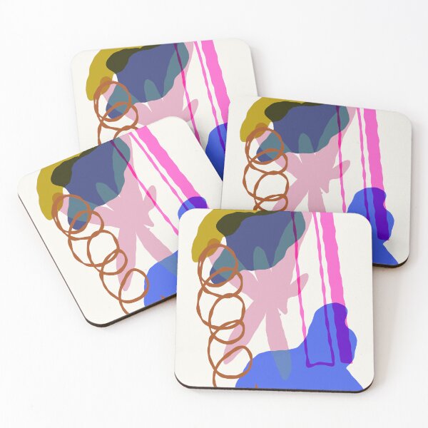 Item preview, Fun Vibrant Abstract Statement Piece designed and sold by Alyssa Hamilton Art.